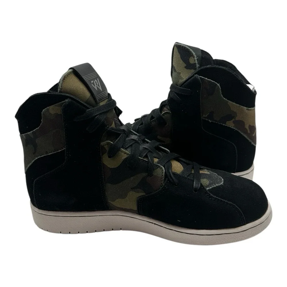 Jordan Westbrook 0.2 BG Shoes YOUTH Boys Size 6.5 Black‎ Sail Camo 854564-003